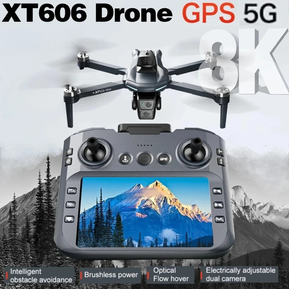 Drone Surveying - Original XT606 Drohne Professionelle 8K HD
