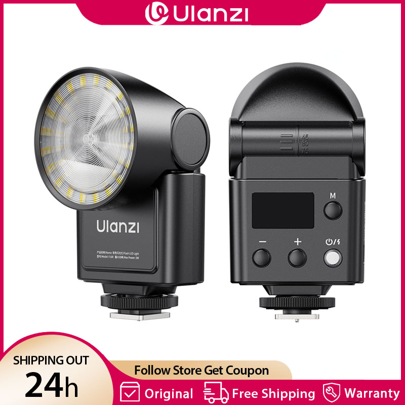 Canon Camera Eos R50 - Ulanzi F16R Kamera-Blitzlicht LED-Lampe GN16 2500-6500K