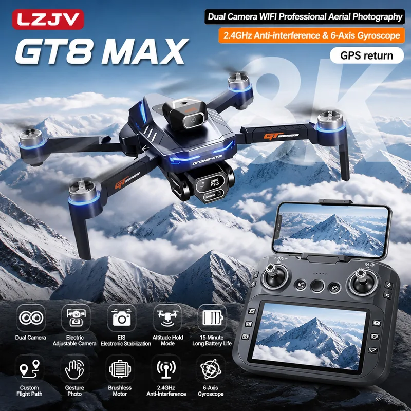 Drone Mapping - GT8 Max Faltbare Drohne 8K HD